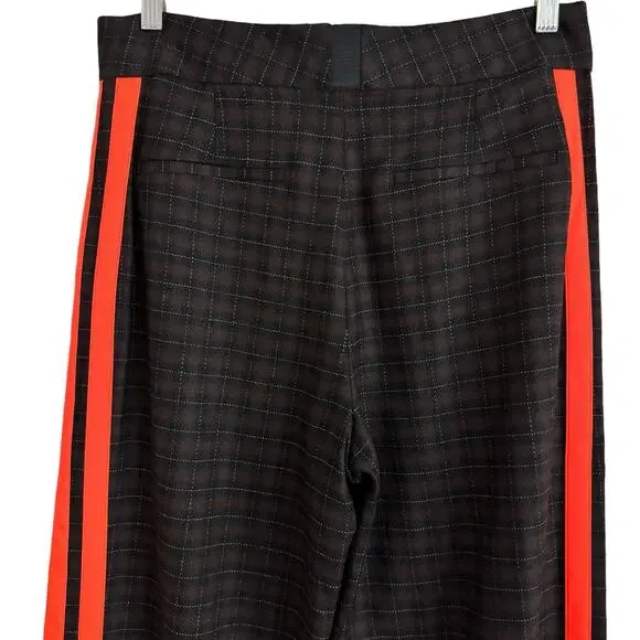 Alice + Olivia Dylan Plaid High Waist Wide Leg Pants - Picture 5 of 16